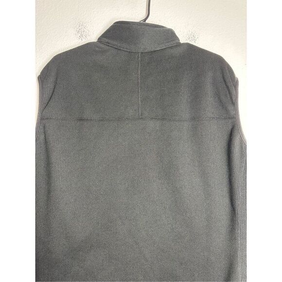 REI Polartec Fleece Vest Mens Size XL Black Ribbed Hike Outdoors Wind - Picture 4 of 11